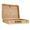 Pacific Arc 13" Bamboo Paint Box with 3 Compartments